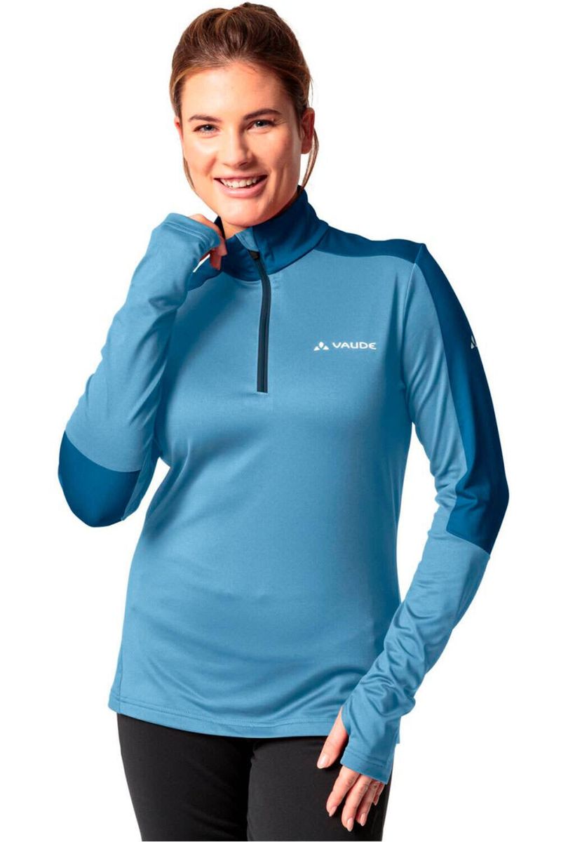 Livigno halfzip ii forro polar mujer Azul (34)