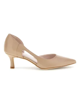 Décolleté beige a punta con scollo laterale 3970 37 - PITTARELLO GLAM - FashionsVida