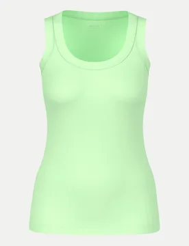Cain Basic Top aus Baumwollstretch Grün 36 - Marc - FashionsVida