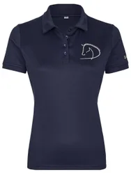 Busse Damen Polo-Shirt CREW, navy M