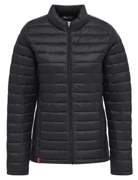 Manteau Red Quilted Black S