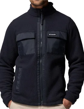 Juniper peak forro polar hombre Negro (S) - Columbia - FashionsVida