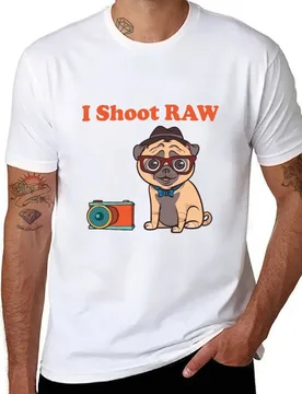 I Shoot RAW - Funny Photography Photographer Gift T-Shirt t shirt man luxury anime tshirt T-Shirt - Aliexpress - FashionsVida