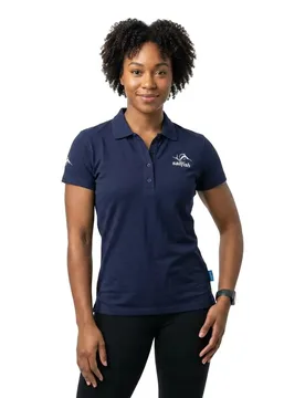 Lifestyle Short Sleeve Polo Dark Blue L Women - Sailfish - FashionsVida
