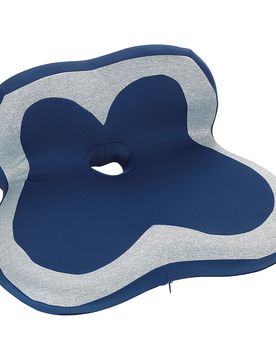 Sitz- und Lendenkissen "2 in 1" blau