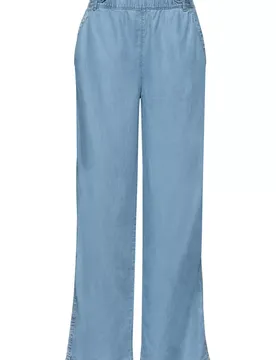 Washed Wide Leg HW Flap Detail female