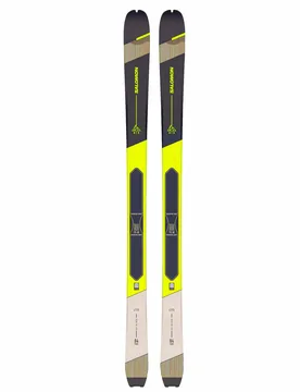 Skis de Randonnée - Mtn 84 Pure Rainy/Lime 2024 en Bois - Taille 156 cm - Gris - Salomon - FashionsVida