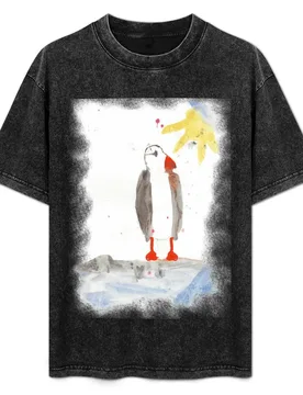 PARQUET DIVER AQUARELL - PUFFIN WATERCOLOR T-Shirt Outdoor Sports Short Sleeve Top - Aliexpress - FashionsVida