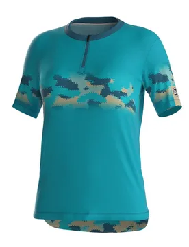 Maglia A Maniche Corte Diana Turquoise - Bicycle Line - FashionsVida