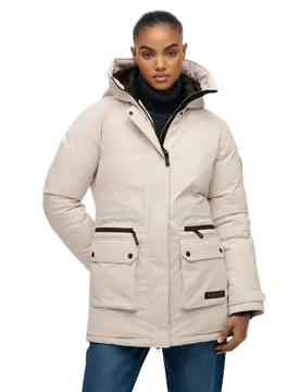 Parka City Padded Jacket Off Grey M