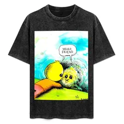 Hello Friend T-Shirt Tough Fabric Work Tee