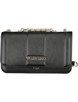 Damen KETTEN-SCHULTERTASCHE Schwarz VBS8G609BRASS_NENERO