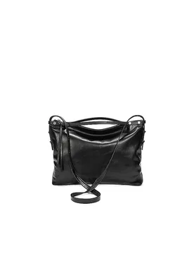 Sac en cuir - Sac bandoulière ROVE Ed. 1 noir - Ina Kent - FashionsVida