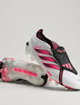 Predator Elite Fold-Over Tongue Artificial Ground Football Boots 46 2/3 Cloud White / Solar Turbo / Core Black - Adidas - FashionsVida