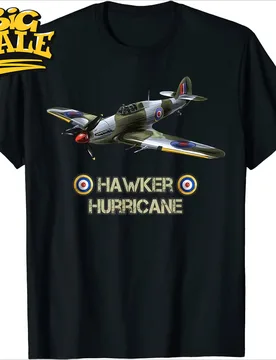 British Aircraft Hawker Hurricane Fighter T-Shirt 100% Cotton O-Neck Short Sleeve Summer Casual Mens T-shirt Streetwear - Aliexpress - FashionsVida