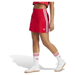 Jupe Adicolor 3 Stripes Mini Better Scarlet / White 2XS