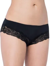 Womens 10182555 Lovely Micro Hipster Brief - Black - Size 16 Uk