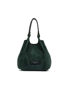 Borsa in pelle - Hobo Bag DUA Small petrolio - GIANNI CHIARINI - FashionsVida