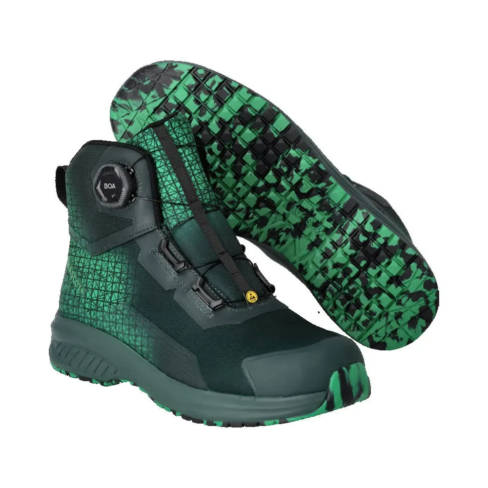 Chaussures De Sécurité Larges Green / Green Forest / Green EU 48 - MASCOT - FashionsVida