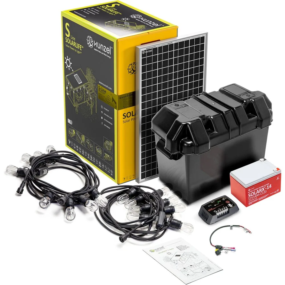 Kit Solar Iluminación LED SOLARLIFE-S-30x16 COSY - Xunzel - FashionsVida