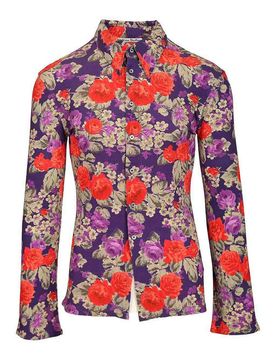 Camicia con stampa floreale