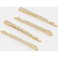 Pack de 4 Clips Metálicos Dorados