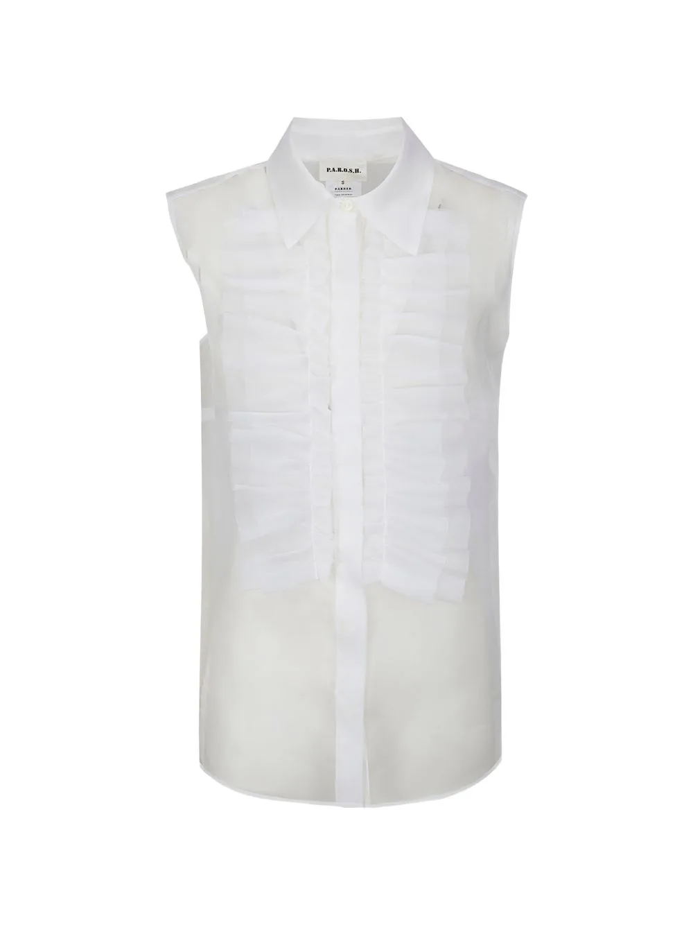Parosh camicia bianco donna - P.A.R.O.S.H. - FashionsVida