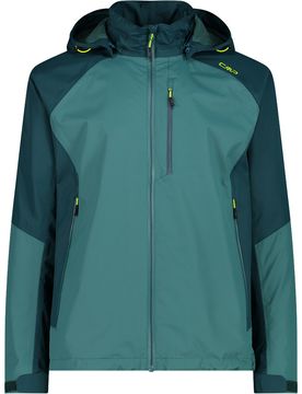Man jacket zip hood chaqueta impermeable hombre Verde (56)