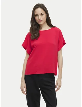 T-Shirt Josa 14101663 Rosa Regular Fit 40 female - Vila - FashionsVida