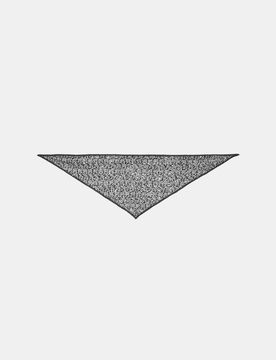 Halstuch mit Pailletten Schwarz OS