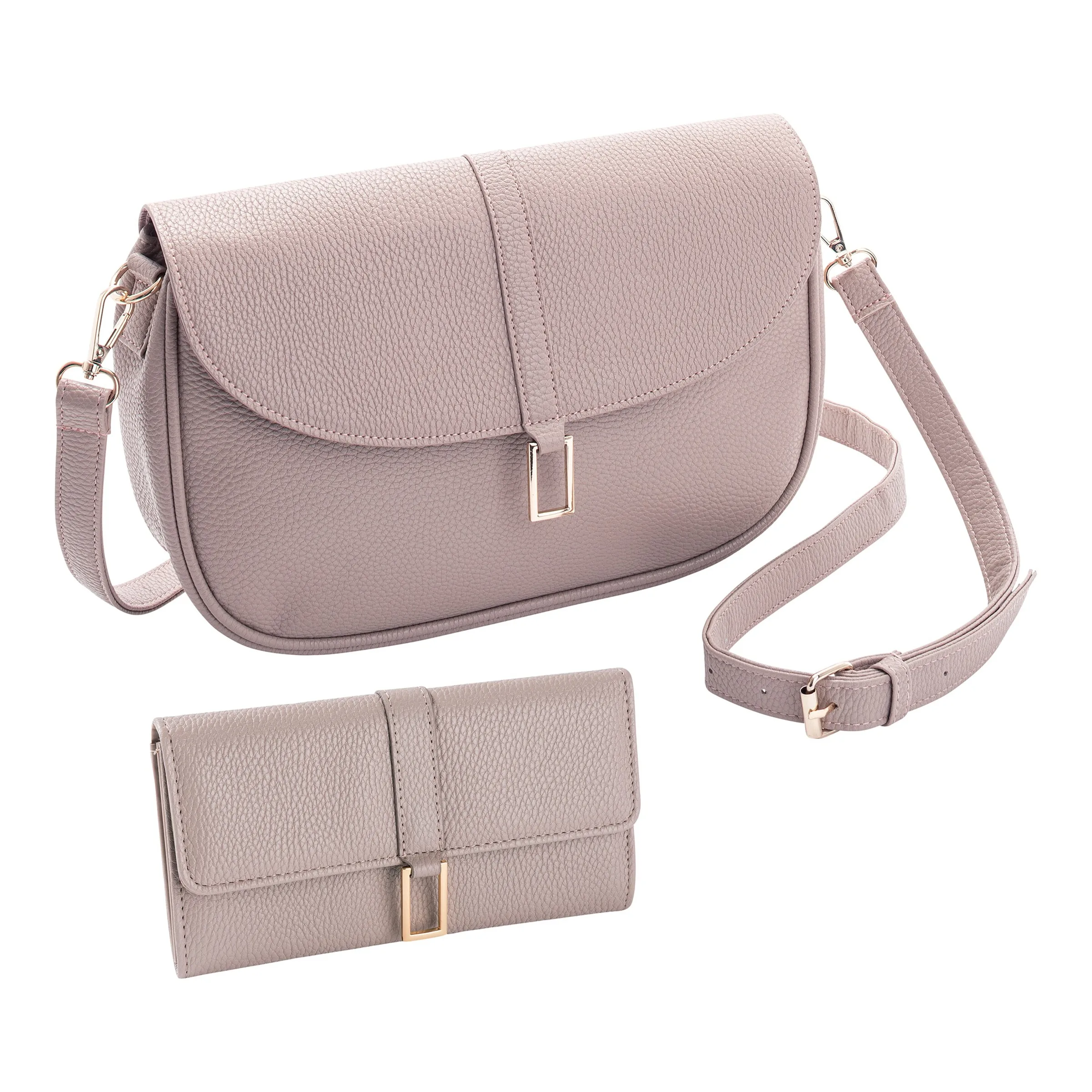 Handtasche & Geldbörse-Set „Moni“, 2-teilig rosa - wedolina - FashionsVida