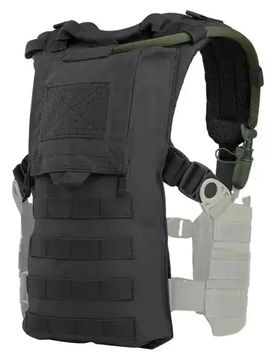 Trinkblasenrucksack Hydro Harness - Schwarz Schwarz adult