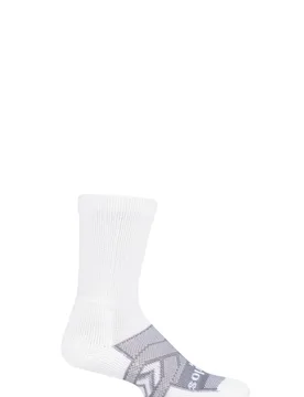 Pair White 12 Hour Shift Work Socks Unisex 12.5-14 Mens - - White - Size: 12.5-14 Mens - Thorlos - FashionsVida