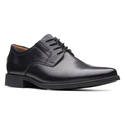 Shoes Scarpe Tilden Plain Black Leather EU 42