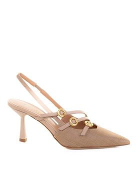 Dcollet Slingback Crema In Pelle