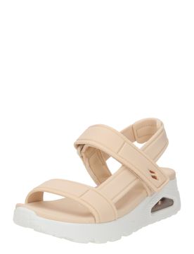 SKECHERS Sandalias 'Uno' crema