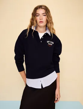 Easy Wear - Sudadera polo de mujer - Easy Wear - FashionsVida