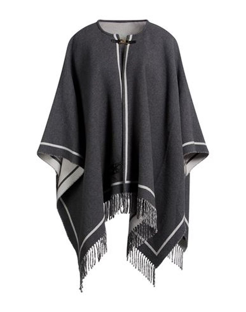 Poncho Mujer Gris ONESIZE Mujer