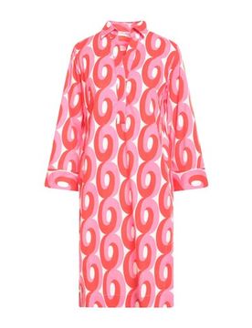Vestido midi Mujer Rojo 36 Mujer