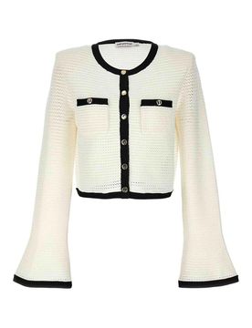 Cardigan all'uncinetto