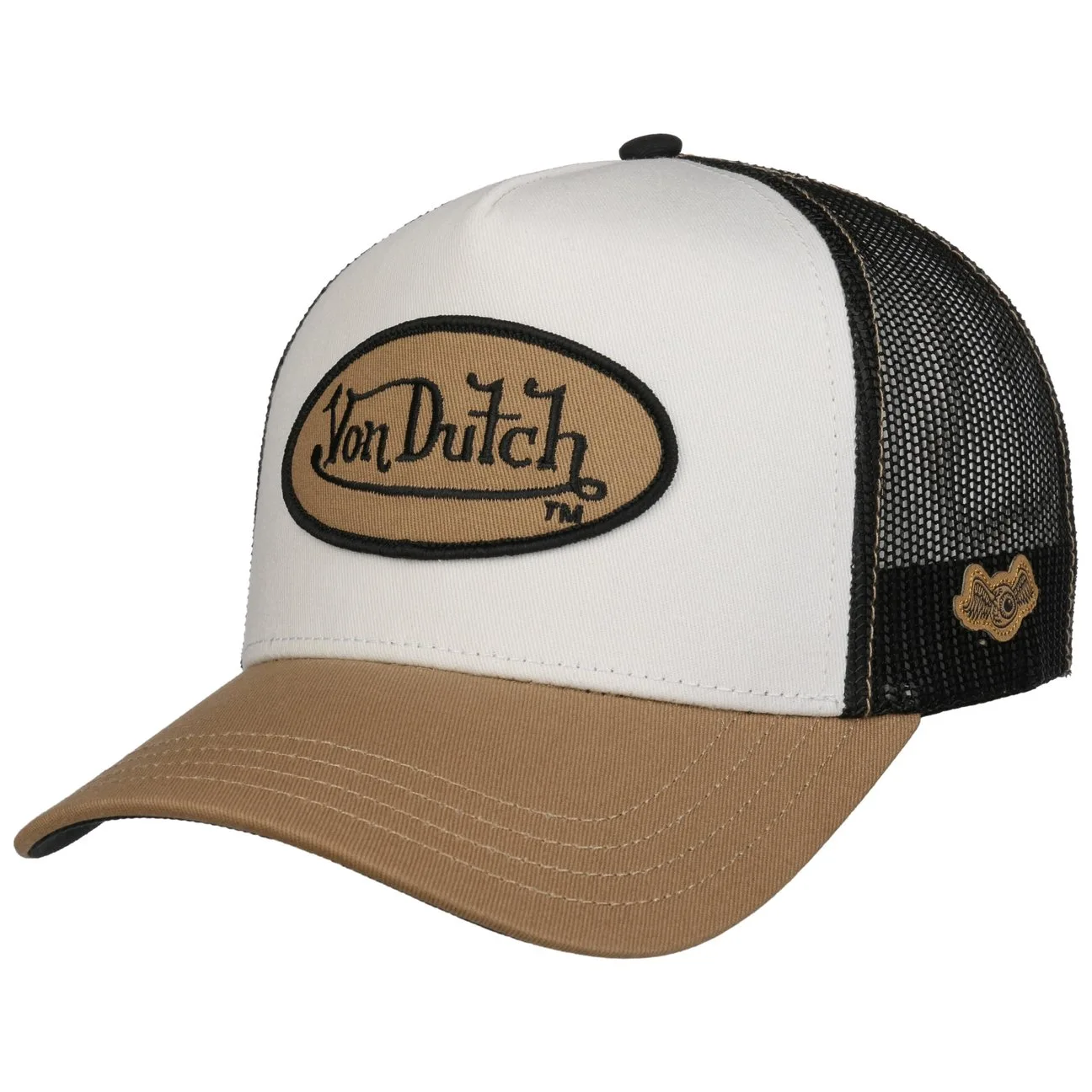 Classic Tricolour Trucker Cap by - camel - Herren - Size: One Size - Von dutch - FashionsVida