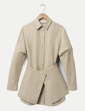 Hemdblusenkleid Diana Beige 38 - LeGer Studio by Lena Gercke - FashionsVida