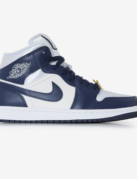 Air 1 Mid Satin marine/blanc 40