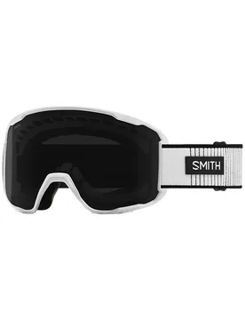 Masque de ski Preview White Fade Out Chromapop Sun Black aus Silikon Weiß - SMITH - FashionsVida