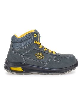 Scarpe antinfortunistiche blu giallo in pelle S1 P FO SR PK23739 42
