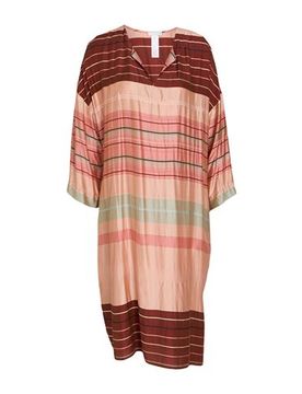 Vestido midi Mujer Rosa palo S,XS Mujer