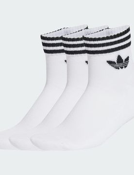 Calzini 3-Stripes (3 paia) 46-48 White / White / White