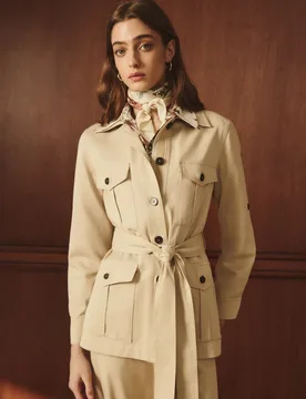 Sahariana de mujer en tencel - Lloyd's - FashionsVida