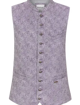 Trachtenweste Ramiro (lila, Gr. 44) von Bergfeuer für Herren, Oberteile, 100% Polyester - Stockerpoint - FashionsVida