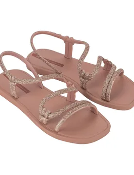 Solar Glow Sand Sandals Pink / Glitter / Brown Tile UK 4 Women - Ipanema - FashionsVida
